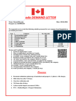 Demand Letter Format