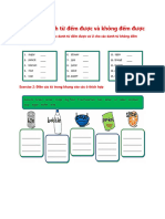 Lesson 1 - DANH TỪ ĐẾM ĐƯỢC VÀ KHÔNG ĐẾM ĐƯỢC