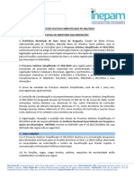 Edital de Abertura Processo Seletivo N 01 2024