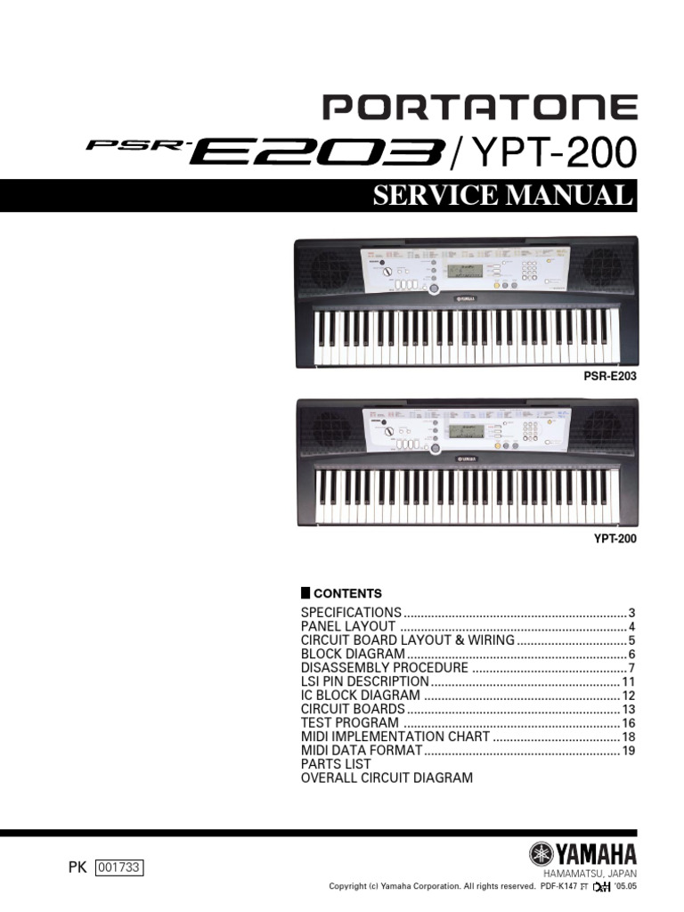 Guy-Tech AC Adapter For Yamaha YPT-200 YPT-210 Jamaica