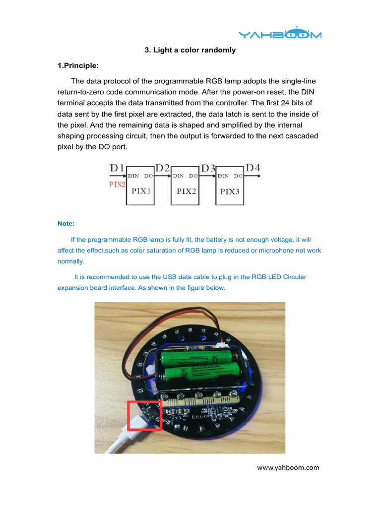 RGB LED Color Randomization Guide | PDF | Usb | Rgb Color Model
