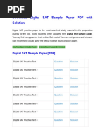Digital SAT Maths Module 2 - Harder | PDF | Mathematics | Elementary ...