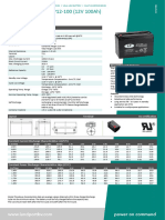 LP12-100 VRLA AGM Battery