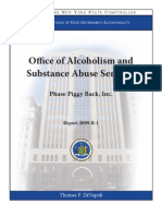 Office of Alcoholism and Substance Abuse Services: Phase Piggy Back, Inc