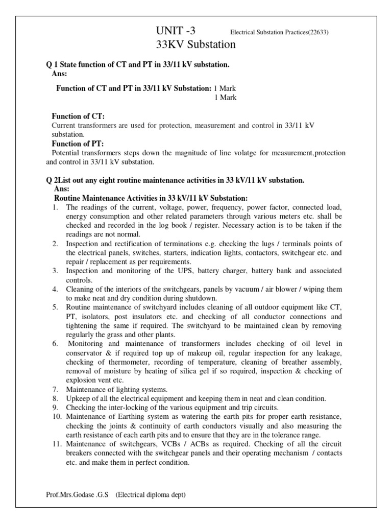 Esp unit 3 download free pdf electrical substation transformer