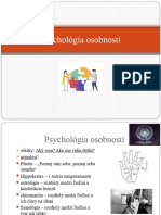 Psychológia Osobnosti