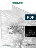 Arquitectura y modernidad_suicidio o reactivación
