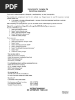 Athene Beneficiary Change Form | PDF | Social Security (United States ...