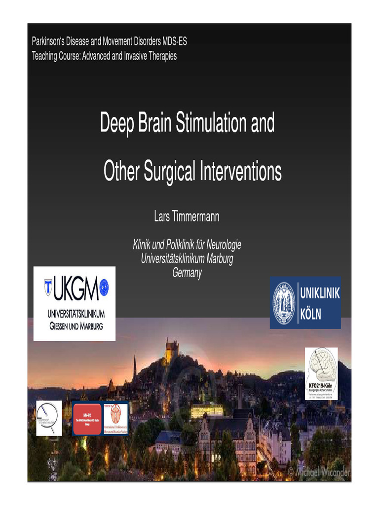 Deep Brain Stimulation for Parkinson's Disease | PDF | Deep Brain ...