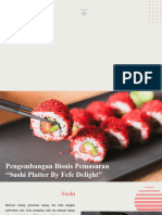 Pengembangan Bisnis Pemasaran Sushi Fefe Delight