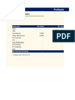 CTC Calculator in Excel