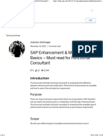 SAP Enhancement & Modification Basics - Must Read For Functional Consultant SAP Blogs
