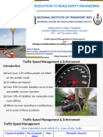 Traffic Speed Management & Enforcement and Safety Design of Road Junctions