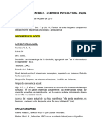 Informe Psicologico - Psiquiatrico SRA C