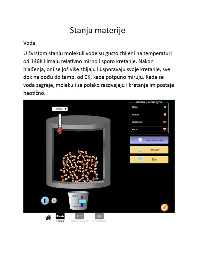 Stanja Materije | PDF