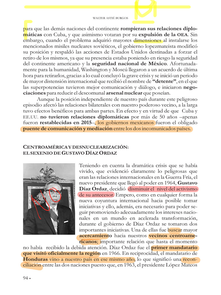 Díaz Ordaz | PDF | México | Cuba
