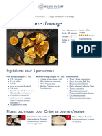 Crepe Au Beurre D Orange