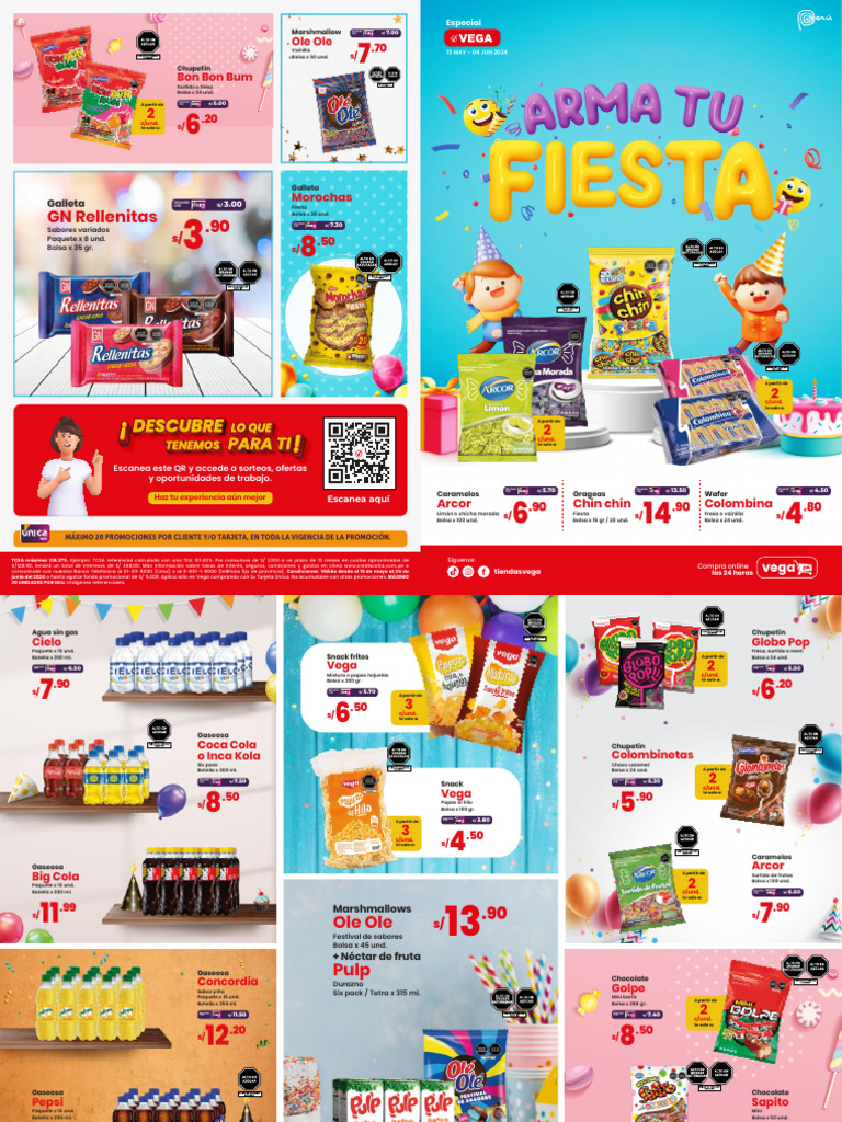 Promociones de Snacks y Bebidas Online | PDF | Bebida | Alimentos