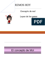 Clase 7 - Concepto de Mol y Ley de Los Gases