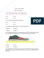 ĐỀ TOÁN LỚP 1