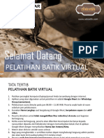 Materi Pelatihan Batik Virtual Astoetik 2021