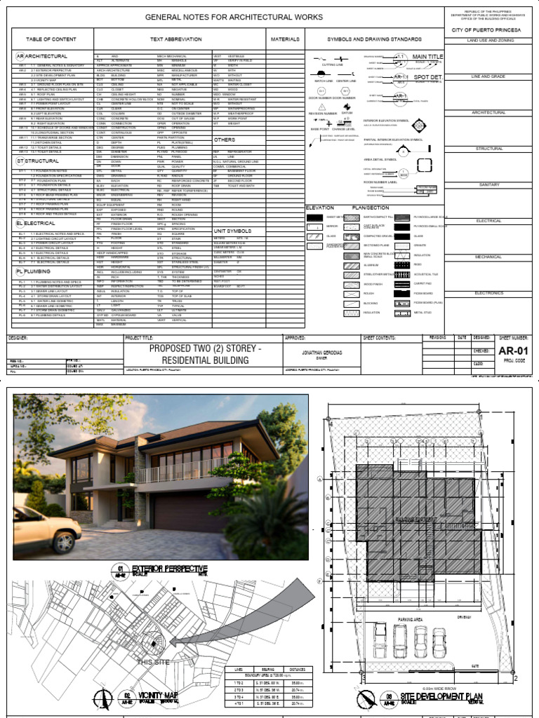 2d Gerodias-Drawingset For Submission | PDF | Roof | Building Engineering