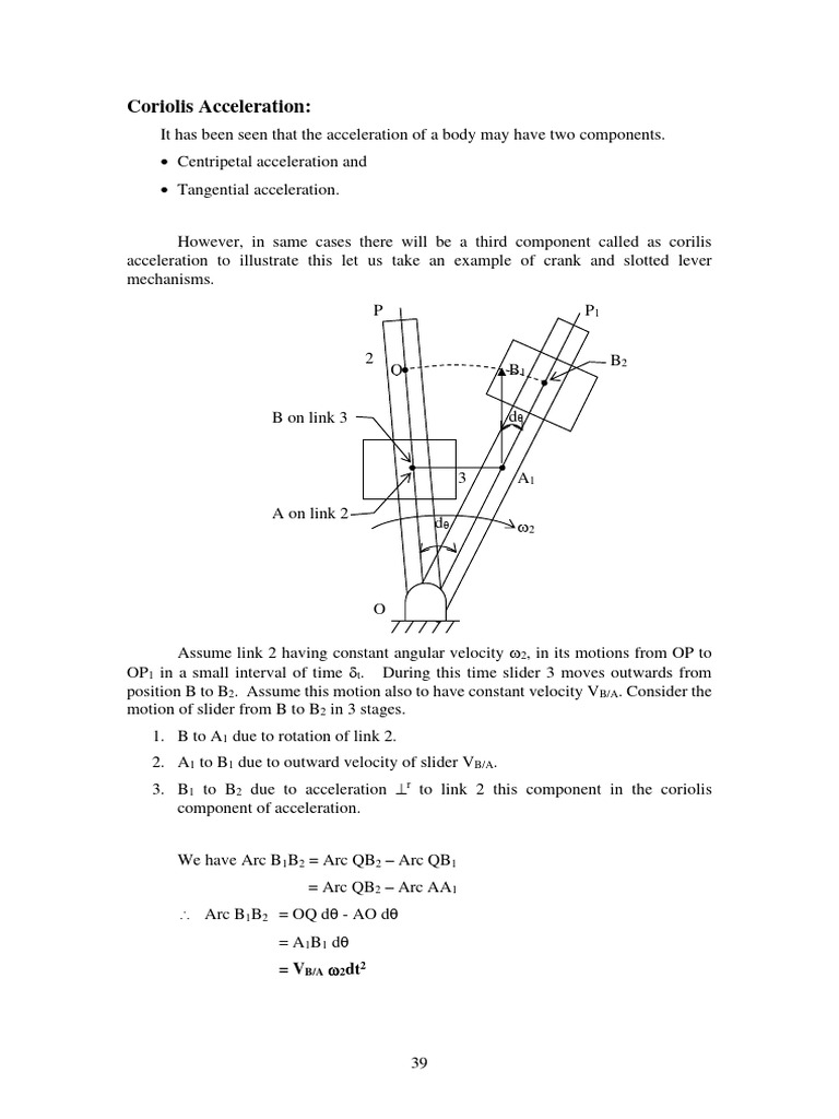 Understanding Coriolis Acceleration | PDF | Acceleration | Euclidean Vector