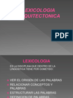 Lexicologia Arquitectonica