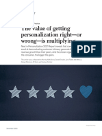 The Value of Getting Personalization Right or Wrong Is Multiplying