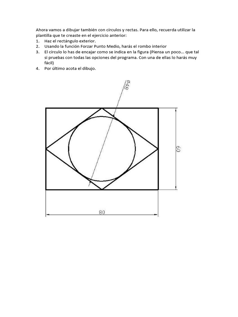 Ejercicio 5 con librecad pdf