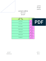 جدول امتحانات جامعة المشرق ادارة الاعمال (كل المستويات)