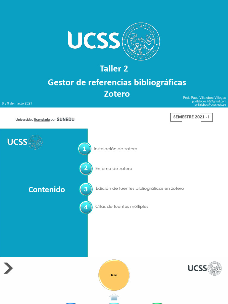 Gestor de Referencias Bibliográficas Zotero | PDF | Estilo apa | Citación