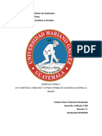 Tarea Derecho Penal II Ley Contra El Femicidio y o - 240405 - 202029