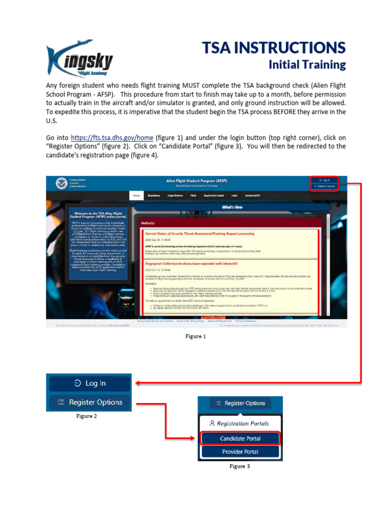 TSA Background Check for Flight Training | PDF | Identity Document ...