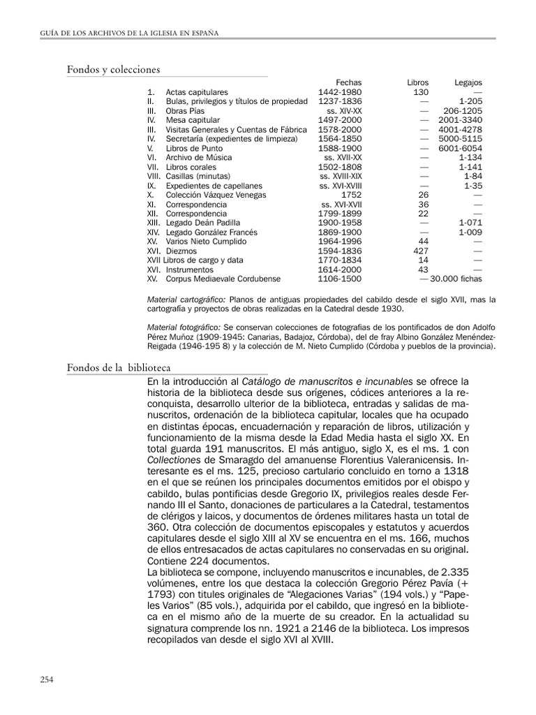 Guia de Los Archivos de La Iglesia en España - Parte II | PDF | obispo |  Iglesia Católica