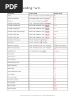 Using Proofreading Marks