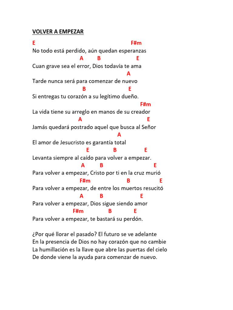 Esperanza y Renacer en Cristo | PDF