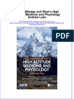 (Download PDF) Ward Milledge and Wests High Altitude Medicine and Physiology Andrew Luks Online Ebook All Chapter PDF