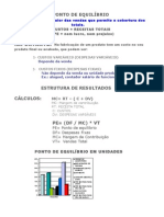 Ponto de Equilíbrio Resumo PDF