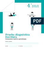 PRUEBA DIAGNOSTICA DE ESCRITURA