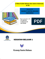 PPT kelompok 4 Sastra dan B.Indonesia