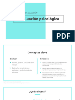 Jorge Pérez Reyes - La Evaluación Psicológica