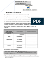 Nowthink Relative Pronouns