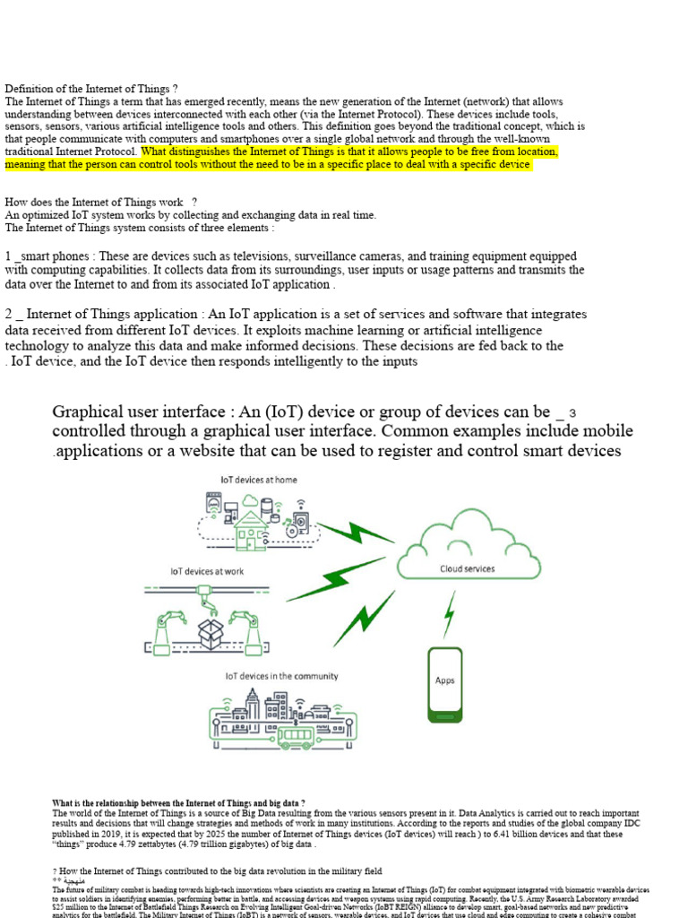 Internet of Things in Big Data | PDF | Internet Of Things | Internet