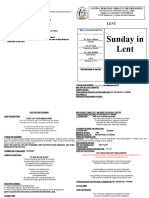 Sunday in Lent: United Church of Christ in The Philippines