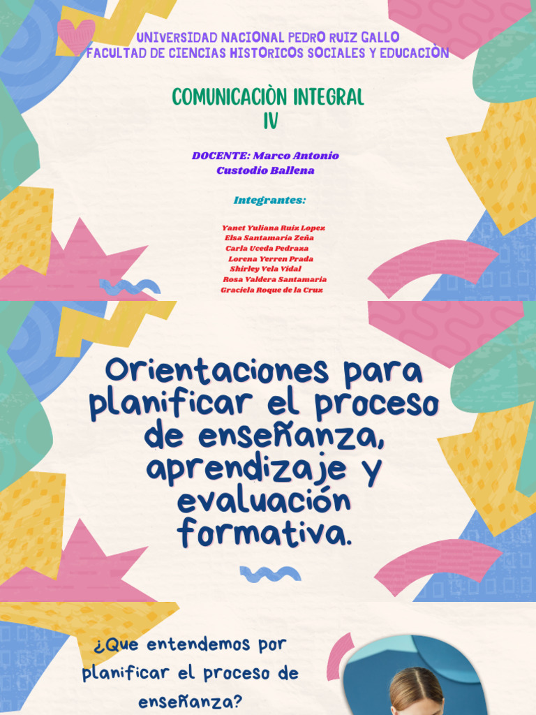 Guía para Planificación Educativa Efectiva | PDF | Aprendizaje | Enseñando