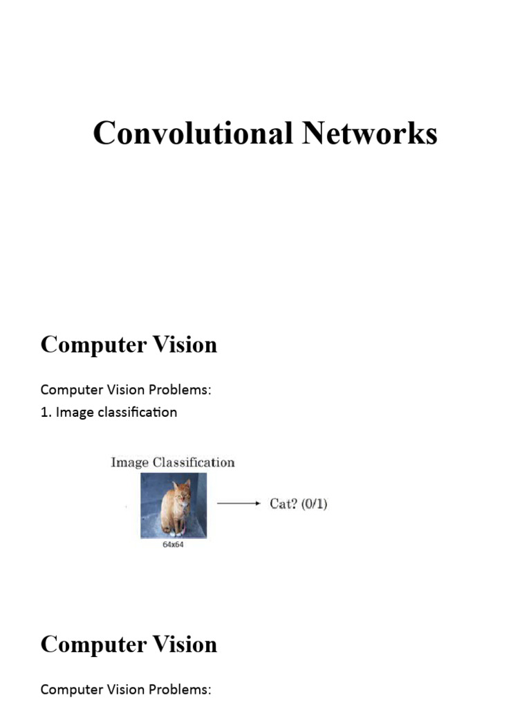 Convolutional Networks1 | PDF | Algorithms | Artificial Intelligence