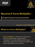 Download Become A Force Multiplier Five simple tasks for American Activists by Dienekes  SN73380421 doc pdf