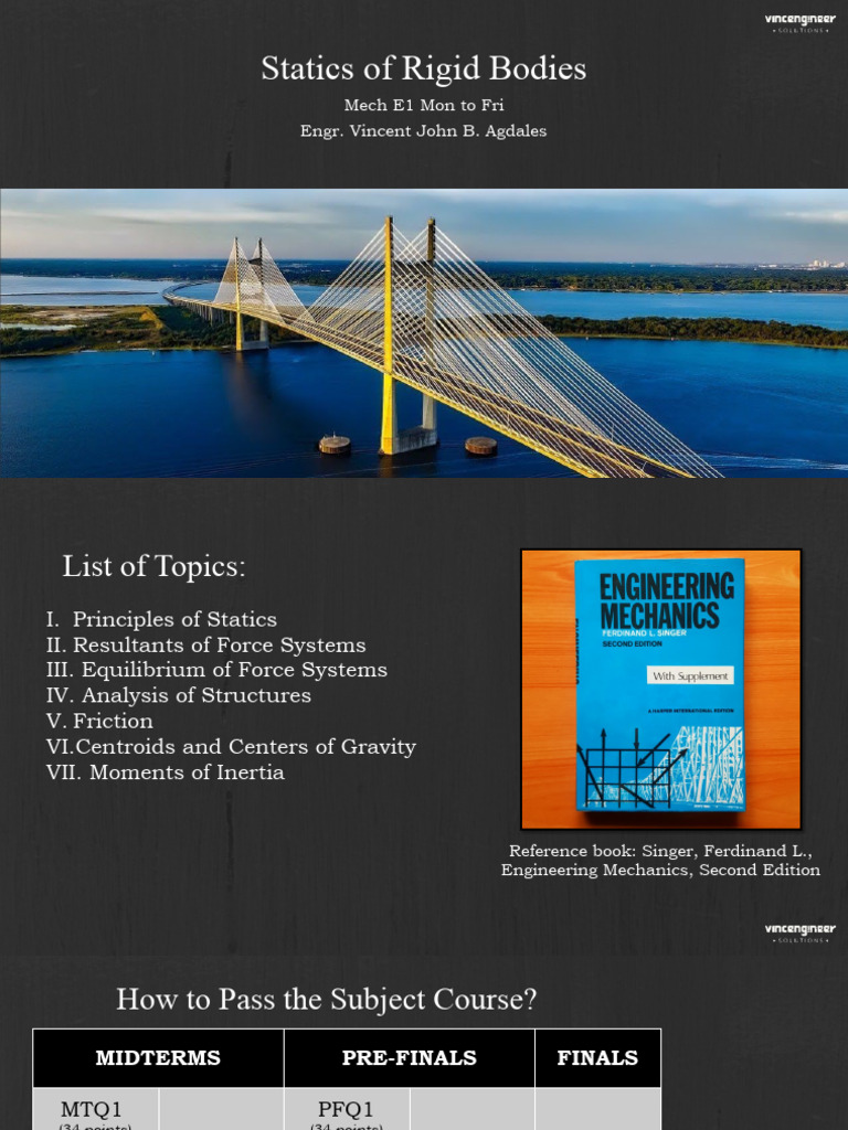 Mech E1 - CHAPTER 1 (Principles of Statics) | PDF | Force | Euclidean ...
