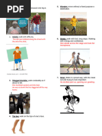 Types of Walking and Their Meanings | PDF | Foreign Language Studies | Art